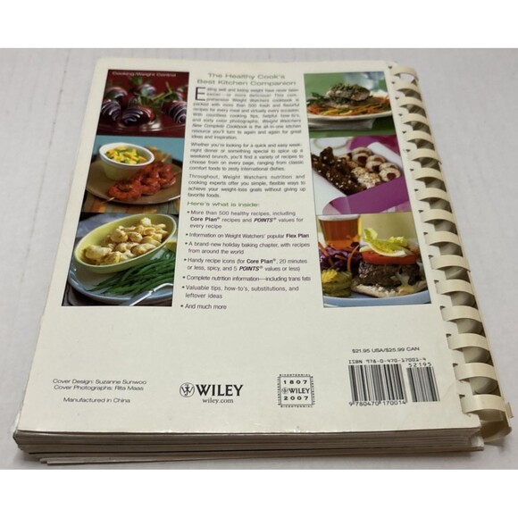 Weight Watchers New Complete Cookbook 2007 Hardcover 5th Edition Healthy Recipes - Picture 2 of 9